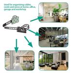 25-Piece Desk Cable Management Organizer Set