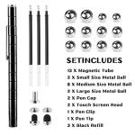 LARAH Black Fidget Pen Toy for Stress Relief