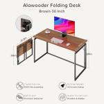 Compact 31.5" Folding Desk for Small Spaces