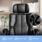 Kensaker Ergonomic Leather Office Chair with Support