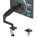 WALI Adjustable Gas Spring Monitor Arm for 34" Screens
