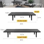 Dual Monitor Stand Riser for Desk Adjustable 32-40 Inch