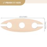 Bamboo Wine Rack with Glass Holder Display