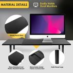 Dual Monitor Stand Riser for Desk Adjustable 32-40 Inch
