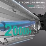 WALI Adjustable Gas Spring Monitor Arm for 34" Screens