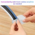 Self-Adhesive Cable Ties and Organizers, 40 Pcs