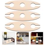 Bamboo Wine Rack with Glass Holder Display