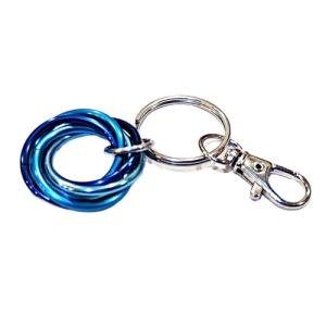 Mobii Fidget Keychain: Stress Relief Clip-On Blues