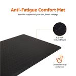 Amazon Basics Anti-Fatigue Comfort Mat, Black