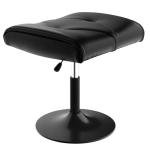 Adjustable PU Foot Rest Ottoman for Desk Comfort