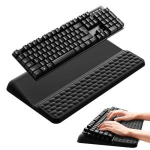 Adjustable Keyboard Stand with Wrist Support Pad