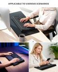 Adjustable Keyboard Stand with Wrist Support Pad