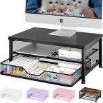 OPNICE Monitor Stand with Drawer and Organizer