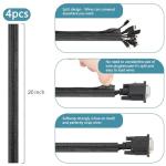 Cable Management Kit with Sleeves and Clips