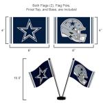 Dallas Cowboys Desk and Tabletop Flags
