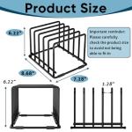 Cutting Board and Tray Organizer Rack - 2-Pack