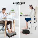 Heated Ergonomic Footrest with Vibration and Massage