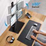 Dual Monitor Stand - Adjustable Desk Mount Arm