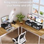 OPNICE Monitor Stand with Drawer and Organizer