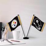 Pittsburgh Steelers Desk and Table Flags Set