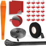 YKT Dash Cam Cable Management Kit with Clips