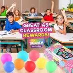 8-Pack Slow Rising Stress Balls for Relaxation