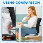 Cooling Memory Foam Seat Cushion and Lumbar Pillow Set