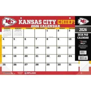 Kansas City Chiefs 2026 Desk Calendar