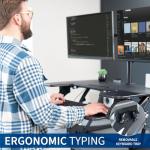 VIVO 36" Height Adjustable Standing Desk Converter