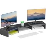 OUTIOE Dual Monitor Desk Stand for Home Office
