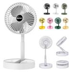 Portable USB Rechargeable Folding Desk Fan