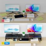 OUTIOE Dual Monitor Desk Stand for Home Office