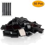 50 Pcs Self-Adhesive Cable Management Clips
