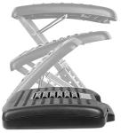 Adjustable Under Desk Footrest with Massage Rollers