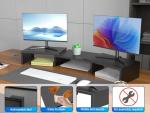 OUTIOE Dual Monitor Desk Stand for Home Office