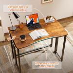 Huuger 31.5 Inch Foldable Desk with Storage