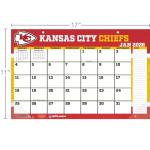 Kansas City Chiefs 2026 Desk Calendar