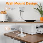 TESSAN 10ft Surge Protector Power Strip with USB