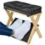 Wooden Under Desk Foot Rest for Better Posture