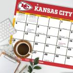 Kansas City Chiefs 2026 Desk Calendar