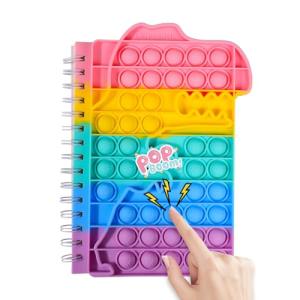 Dinosaur Spiral Pop Notebook for Kids, 50 Sheets