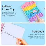 Dinosaur Spiral Pop Notebook for Kids, 50 Sheets