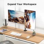Adjustable Dual Monitor Stand for 32-Inch Screens