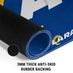 Los Angeles Rams Gaming Mouse Pad with Stitched Edges