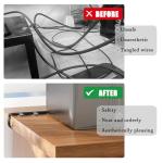 80PCS Cable Management Straps for Home Office