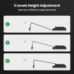 Ergonomic Compact Keyboard Stand with Wrist Rest
