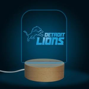 Detroit Lions LED Desk Light with Color Change