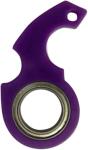 Purple Key Flipping Keychain Spinner and Fidget Tool