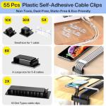 Cable Management Kit with Clips and Zip Ties