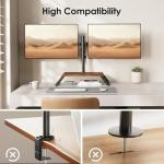 AOKCOS Adjustable Dual Monitor Stand for Desks